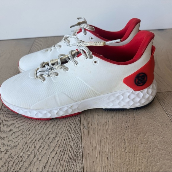 G/FORE Womens Contrast Accent MG4+ Golf Shoes - Poppy Size 10.5 - Picture 1 of 5